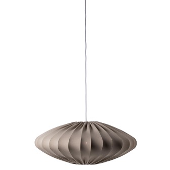 zdjęcie Eliptyczny abażur wiszący Ellipse beżowy 65cm